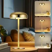 Wireless Table Lamp, Battery Powered Cordless Touch Lamps 3 Color