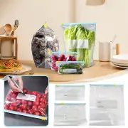 Sealed Fresh-keeping Bag, Food Grade Zippered Refrigerator Freezer Storage Bag