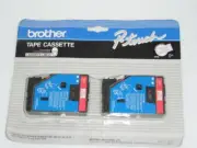 Brother P-Touch Tape Cassette TC-21 Red On White