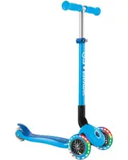 Globber Primo Foldable Lights Scooter Sky Blue/Navy Blue