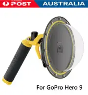 6'' Dome Port 30M Waterproof Housing Case Floating Handle For GoPro 9 10 11 12