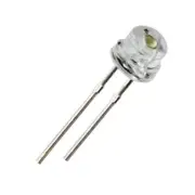 100pcs 5mm White Straw Hat LED Wide Angle Light Emitting Diodes