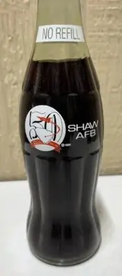 Shaw AFB 50th Anniversary - Unopened Coca-Cola Bottle