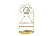 Gold Eye See You Jewellery Holder with Mirror