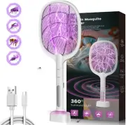 STORMHERO Electric Fly Swatter Zapper, Mosquito Swatter Racket Bug Zapper, USB R