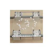 Gamola Golf Rectangular Router Sled Router Acrylic Mount 270*200mm For 20mm Sled
