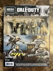 Call Of Duty Battle Royals Air Drop Mega Construx Black Series 91 PCS