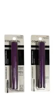 Covergirl Professional Remarkable MASCARA Very Black 200 .3 fl oz - Lot Of 2