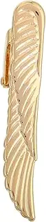 [FOMIYES] Men's Sequin Business Tie Clip Wing Design Gold Tie Clip for Men's Fashion Accessories