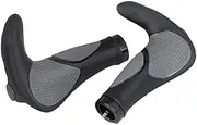 Yakamoz Ergonomics Comfort Design Bike Grips Bicycle Handlebar Grips with Anti-Slip Locking Ring for Cycling MTB Mountain Road Folding Bike 22.2mm Dia.Handle Bar