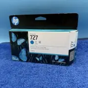 GENUINE HP 727 Cyan DesignJet Ink Cartridge 130-ml B3P19A - 04/2027