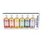 Dr. Bronner's Pure-Castile Soap Liquid (Hemp 18-in-1) Rainbow Sampler 59ml x 6