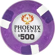 Brybelly Phoenix Real Clay 10-gram Poker Chips (50-Pack) - Ultra Premium Casino Style Poker Chips