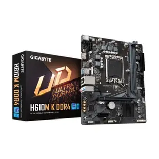 【GIGABYTE 技嘉】H610M K DDR4 主機板+KIOXIA Exceria G2 1TB M.2 SSD(M+S 組合包)