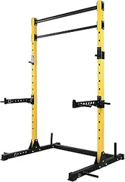HULKFIT Weightlifting Cable Pulley System for Squat Stand and Power Cage - Tricep Rope, Loading Pin, 3 Carabiners, and 2 Hanging Straps