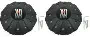 2 PACK - KMC XD Series Wheel Center Cap Matte Black FITS ALL XD778 Monster