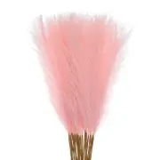 30Pcs Pampas Artificial Grass,21" Fake Pampas for Wedding Decoration,Pink