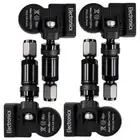 4 Tire Pressure Sensors TPMS Sensors Metal Valve Black for Rolls-Royce Black Bad