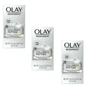 Lot of 3 OLAY REGENERIST COLLAGEN PEPTIDE 24 HYDRATING MOISTURIZER 0.5 oz