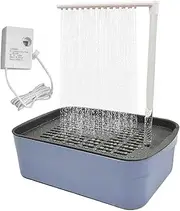 Parrot Automatic Bathtub | Indoor Fountain Bird Bath with Running Water | Convenient Parakeet Bathing Box, Pet Pool Toy for Lovers, Families