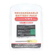 NEW 3.7V 2000mAh Rechargeable Battery+Screw Driver For Nintendo DS Lite NDSL DSL