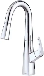 Gerber D150518 Vaughn 1.75 GPM 1 Hole Pull Down Bar Faucet - Chrome