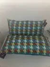 2 NWT Lush Décor Orange/yellow/teal 12”x 24" Lumbar Pillow Feather And Down