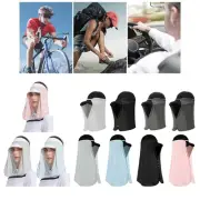 Protective Sun Hat Ice Silk Sun Curtain for Golfing Fishing and Climbing
