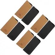 [Beavorty] 4sets Glasses Cases Soft Sunglasses Pouch Eyeglass Sleeve Lightweight Eyewear Storage Fashionable Design 2pcs*4