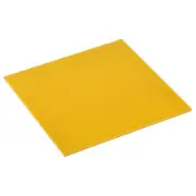 PMMA Acrylic Sheets Colored Non Transparent 6 x 6 Inch Yellow for Crafts