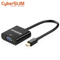 在飛比找PChome24h購物優惠-CyberSLIM MDP-V MINI DP轉VGA轉換器