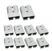 10pcs 50 Amp Anderson Style Plug Connectors 12-24V DC Power Tool Charger Battery