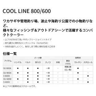 DAIWA COOL LINE S 800X 硬式冰箱 [漁拓釣具]