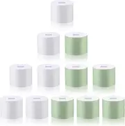 Maitys 12 Pieces Nail Buffer Refills Electric Manicure Pedicure Tool Refills Nail Buffer Replacement Rollers, Filing, Buffing and Shining