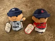 Hallmark Itty Bittys - MLB - NY Yankees & Boston Red Sox SE - NWT