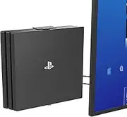 Bylitco Wall Mount for PS4 Pro,Mount on The Wall or Under The Desk,Solid Metal