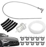 Oil Tank Stand Pipe - Pick up Inline Clip Kit - Rustproof Safe Air Heat Lines Kit Car Accessories for Improving Efficiency