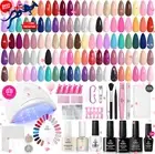 Beetles 68-Pc Gel Nail Kit, 35 Colors, UV Light, Base & Top Coats