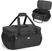 samdew Outdoor Grill Cover Compatible with Weber 121020 Go-Anywhere Charcoal Grill, Portable Grill Storage Carry Bag Compatible with Weber 1141001 Go-Anywhere Gas Grill, Bag Only (Patented Design)