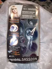 vidal sassoon sure grip rollers 15 pieces assorted sizes Hair Rollers new set