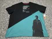 NEW Star Wars Shirt Adult 2XL XXL Black Green Cassian Andor Rebel Disney Parks
