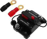 LALADEFIEE Fuse Holders 60a Car Audio Fuse Block Motor Protection Switch Isolator Switch Easy Install