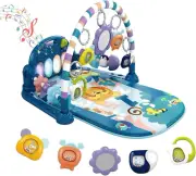 Baby Play Mat Baby Gym,Funny Play Piano Tummy Time Baby Activity Gym Mat with 5