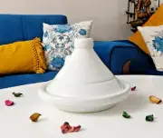 Ceramic Tagine moroccoPot for Cooking, Handmade Moroccan Tajine