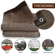 Rectangle Sun Shade Net Camping Tent Shading Sail Pergola HDPE Awning Balcony