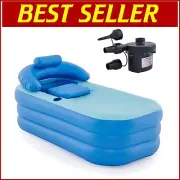 Eco-Friendly Inflatable Spa Tub with Air Pump - Relax Anywhere, Anytime
