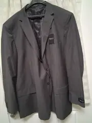 NWT KENNETH COLE BLAZER 60L BIG TALL FULL CUT WOOL GRAY YR ROUND FABRIC