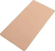 DOITOOL Dual Sided PU Desk Protector Mat Large Non Slip Desk Blotter for Home Office Stylish Cork Design with Strap Writing and Mouse Pad