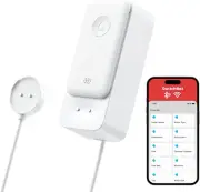 Wifi Water Sensor Smart Leak Detector 100Db Adjustable Alerts App IP67 Wireless