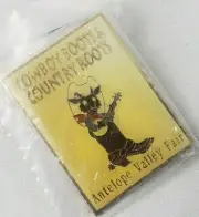 Vintage Collectible Pin: Antelope Valley Fair & Alfalfa Festival Cowboy boots